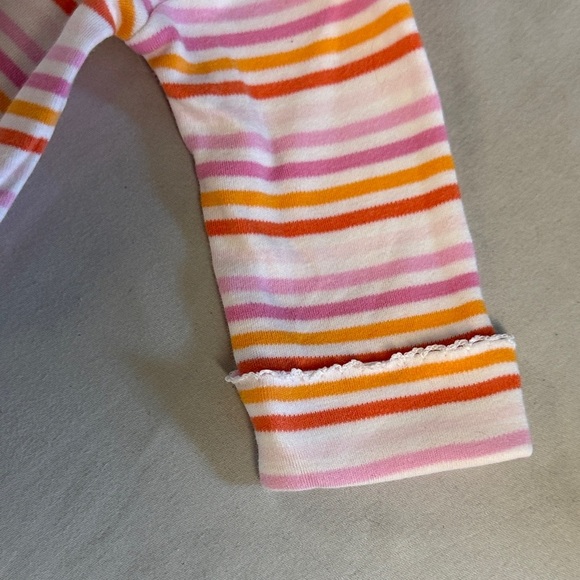 GAP Striped Baby Bodysuit in Pink and Orange - Picture 3 of 4